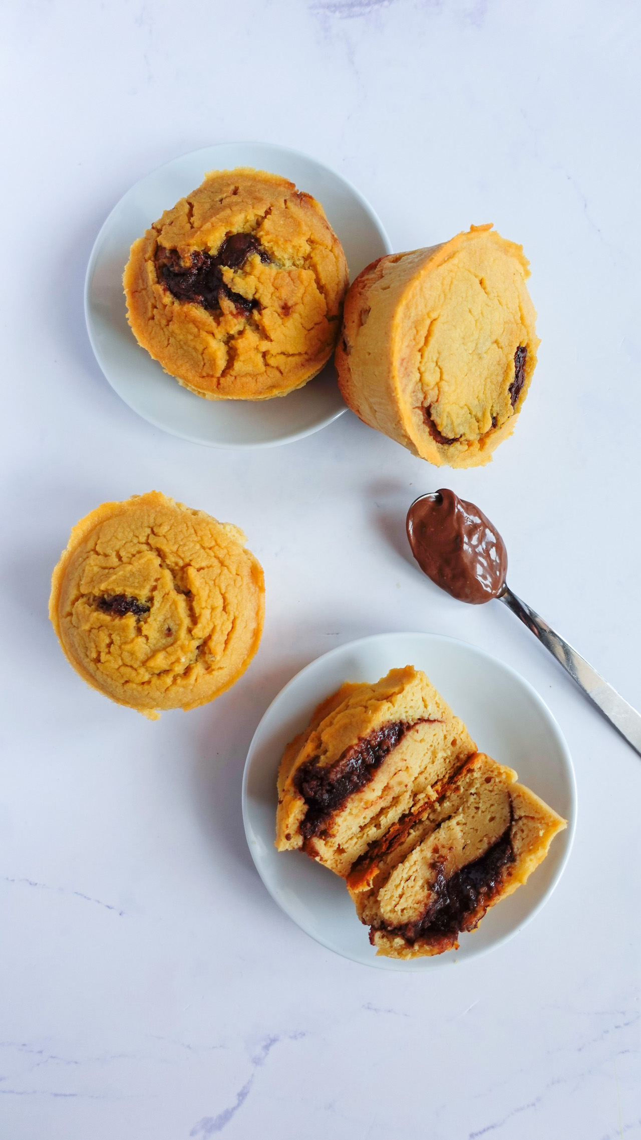 Muffin agli Albumi e Farina di Patate Dolci