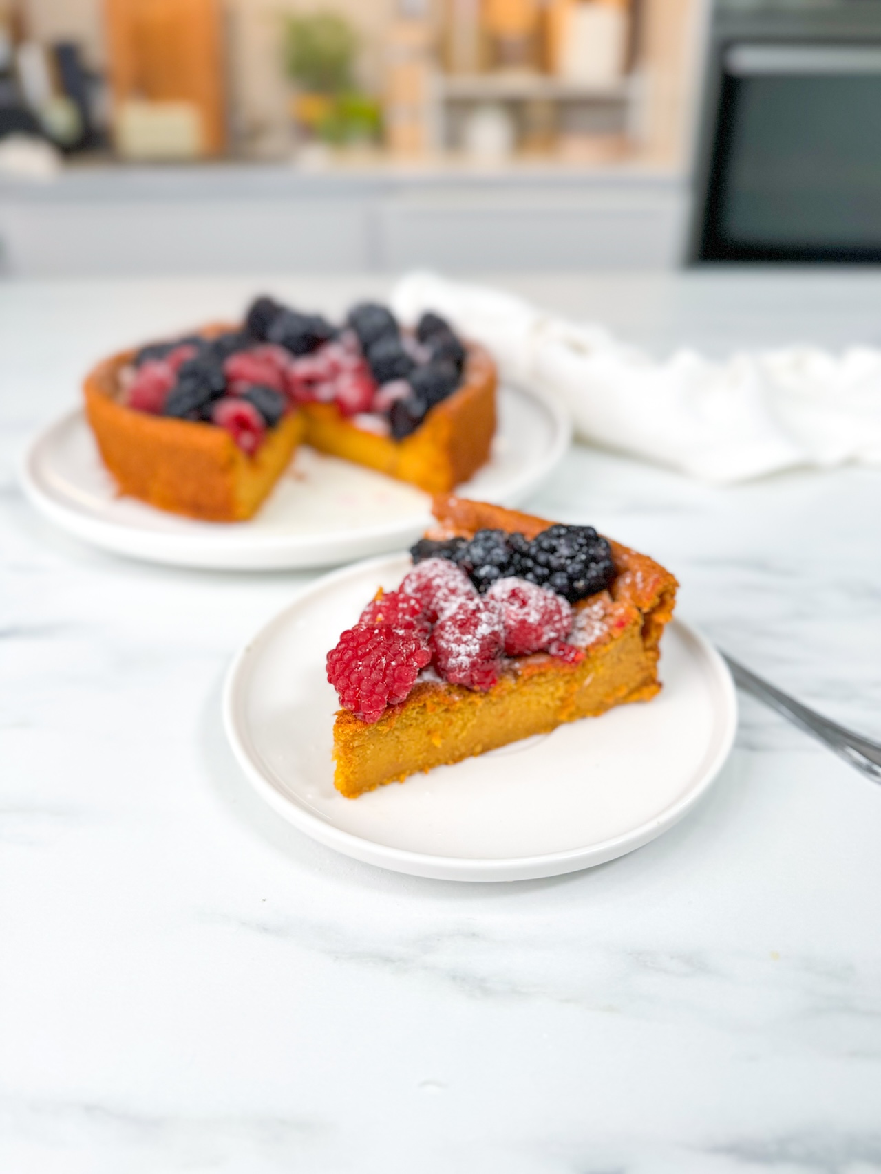 Torta Avena e Carote Senza Burro Glutine e Zuccheri