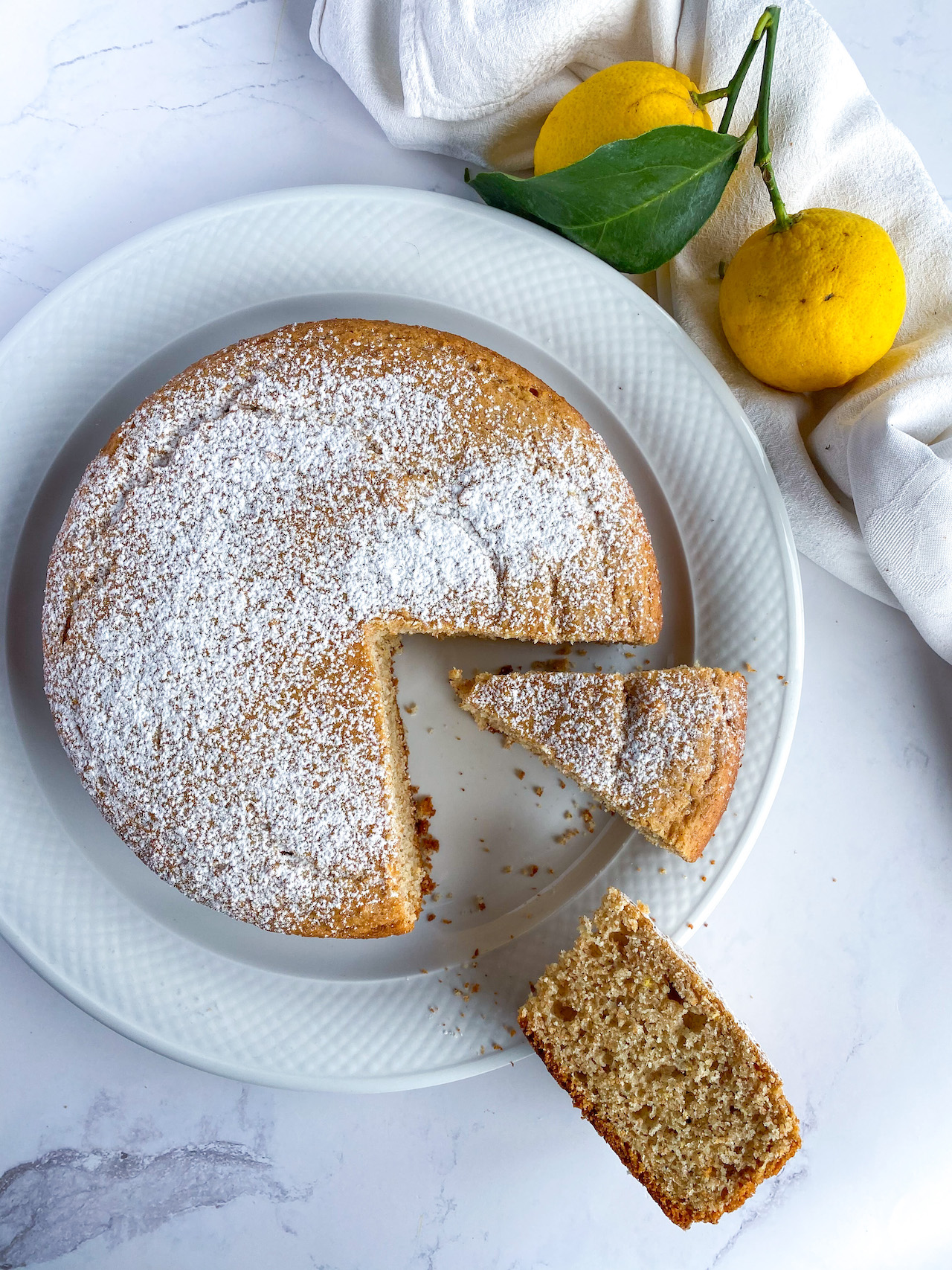 Torta Integrale al Limone Senza Burro