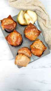 Muffin alle Pere Senza Burro