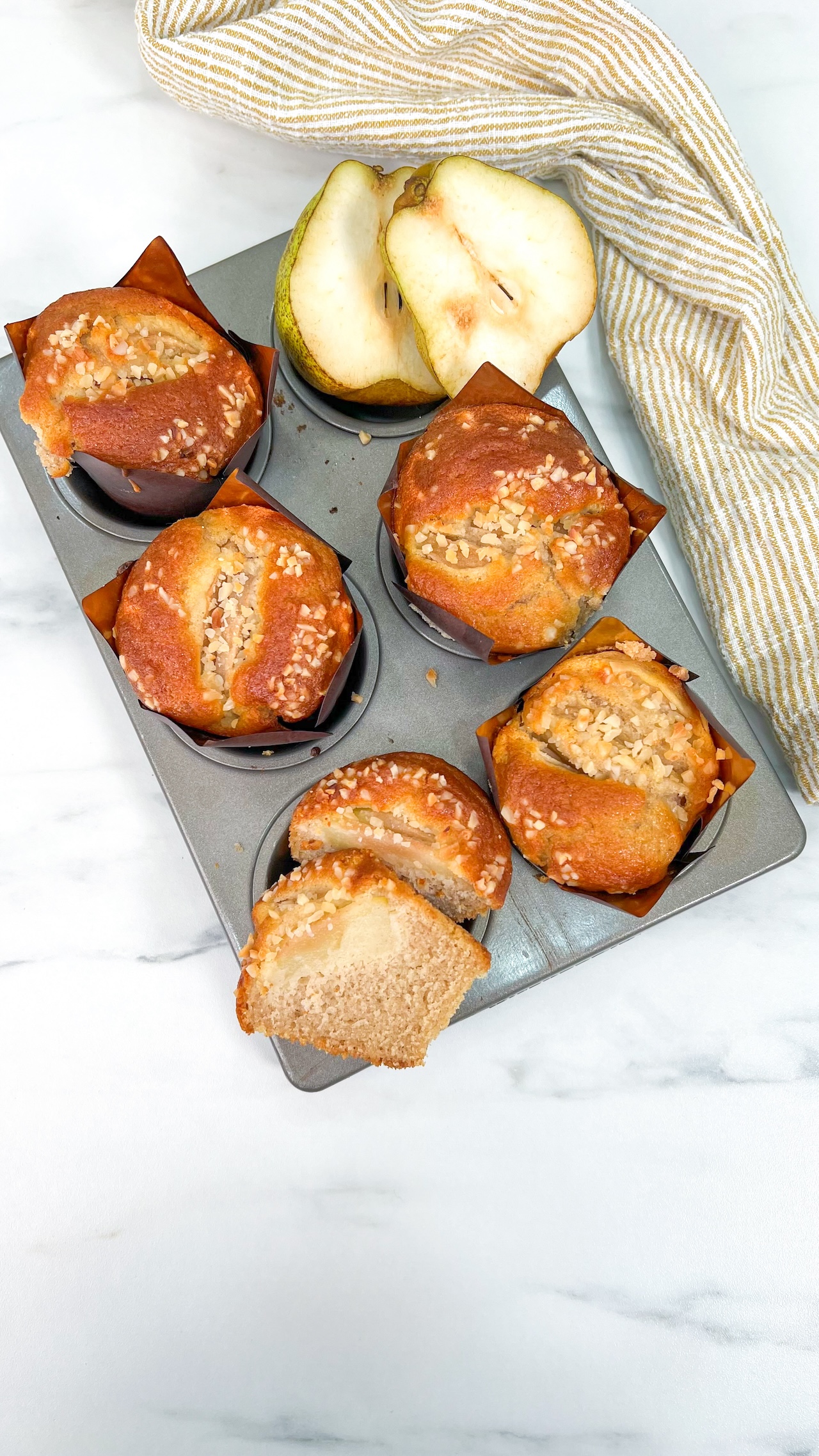 Muffin alle Pere Senza Burro