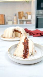 Budino al Cocco con Cuore al Cioccolato