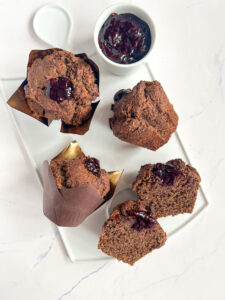 Muffin Grano Saraceno e Marmellata Senza Burro