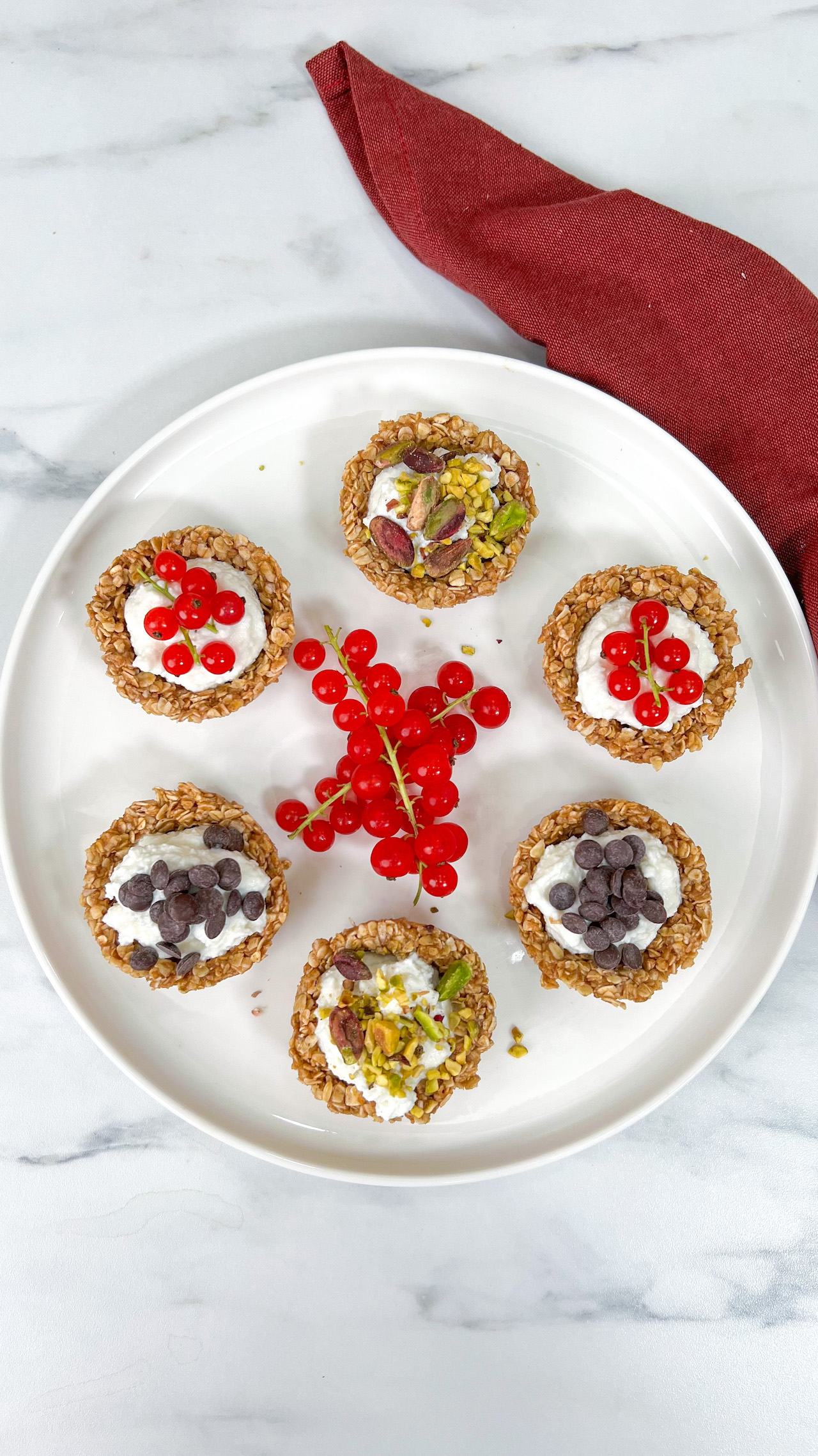 Cestini di Avena Senza Cottura