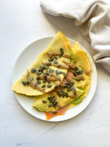 Crepes Salate ai Ceci