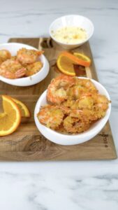 Gamberi all’Arancia