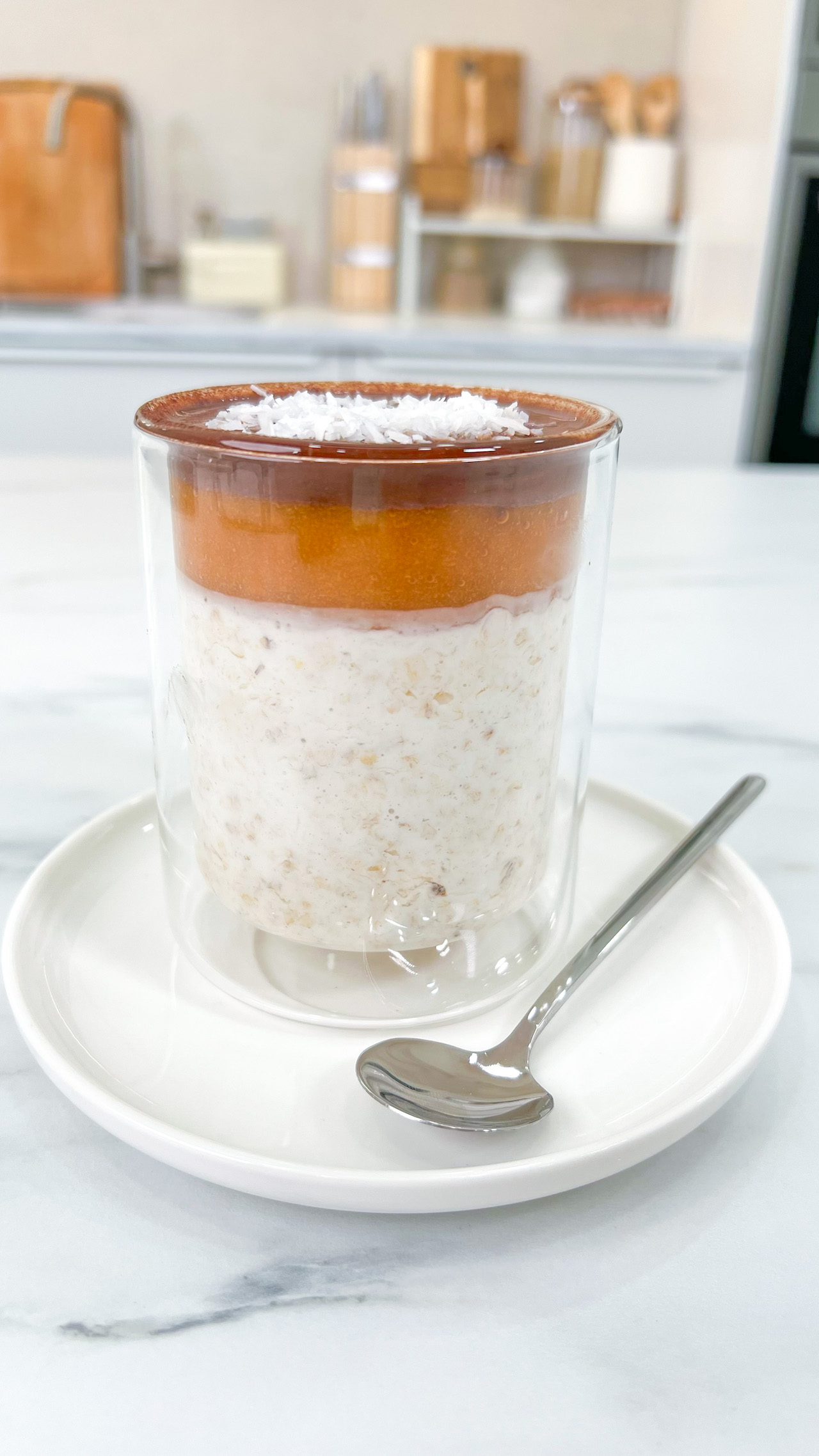 Porridge Freddo Cocco e Albicocca