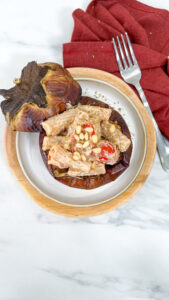 Pasta Crema di Melanzane e Ricotta