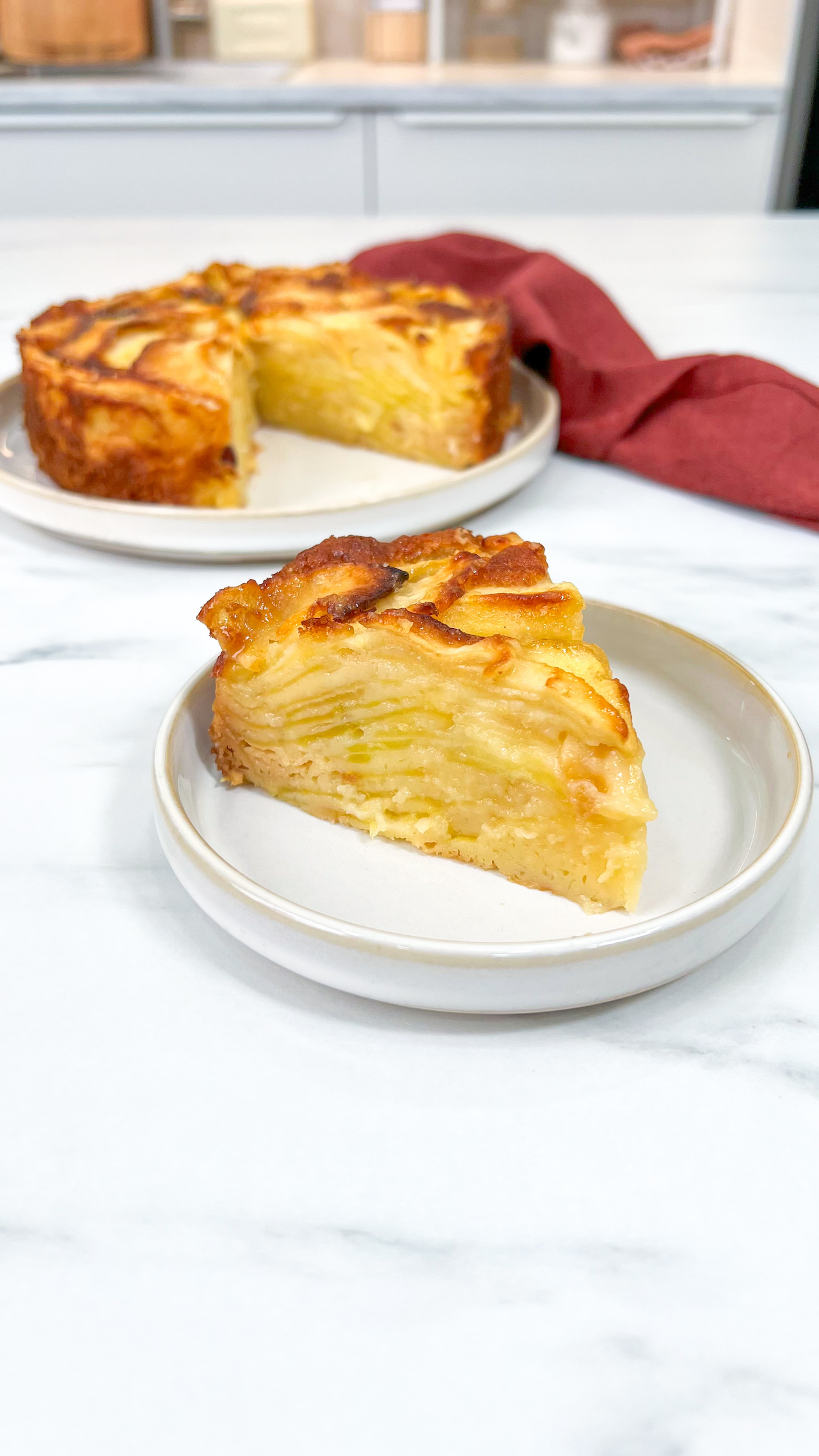 Torta di Mele Invisibile Senza Burro