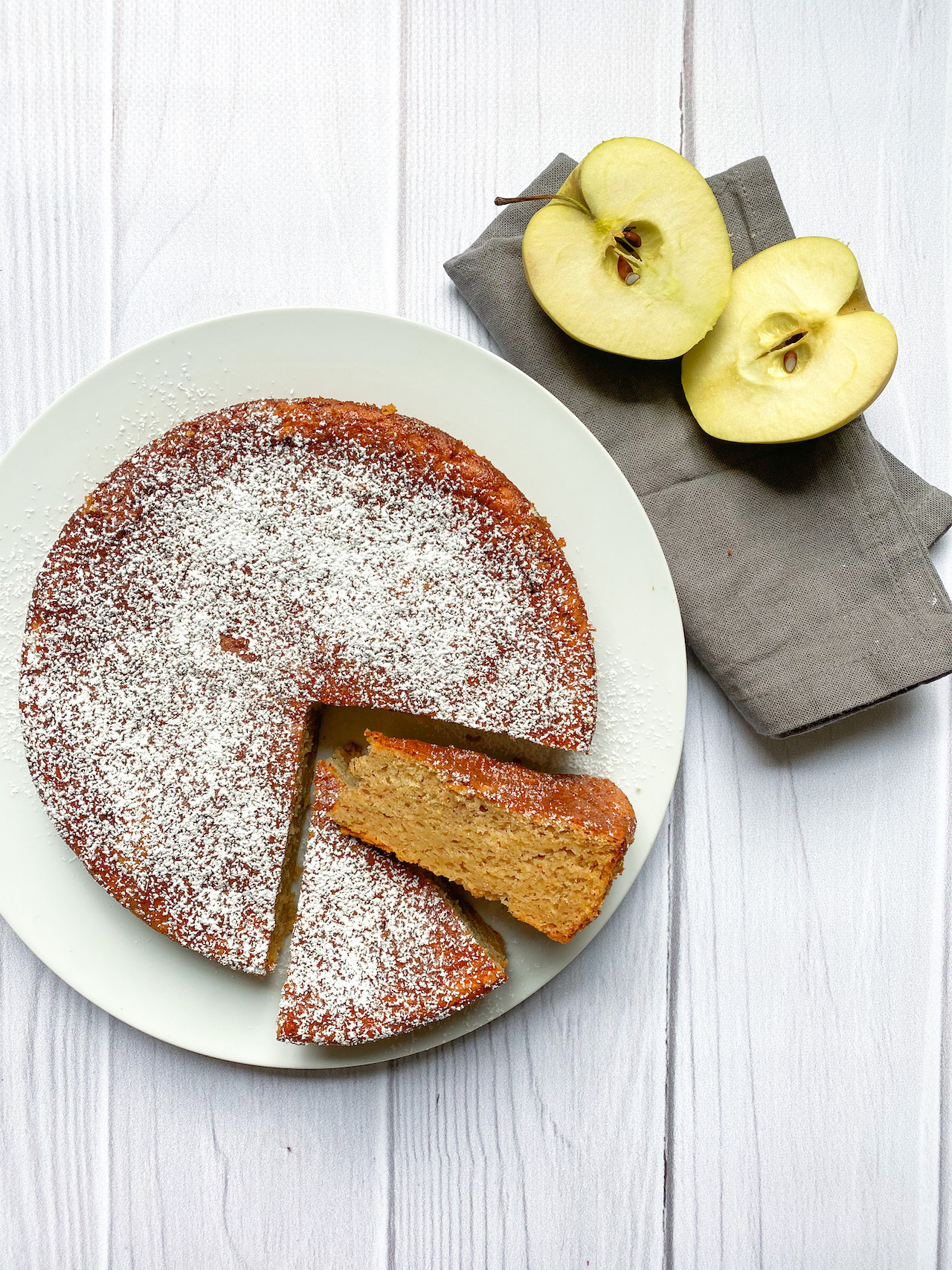 Torta di Mele Senza Burro e Olio
