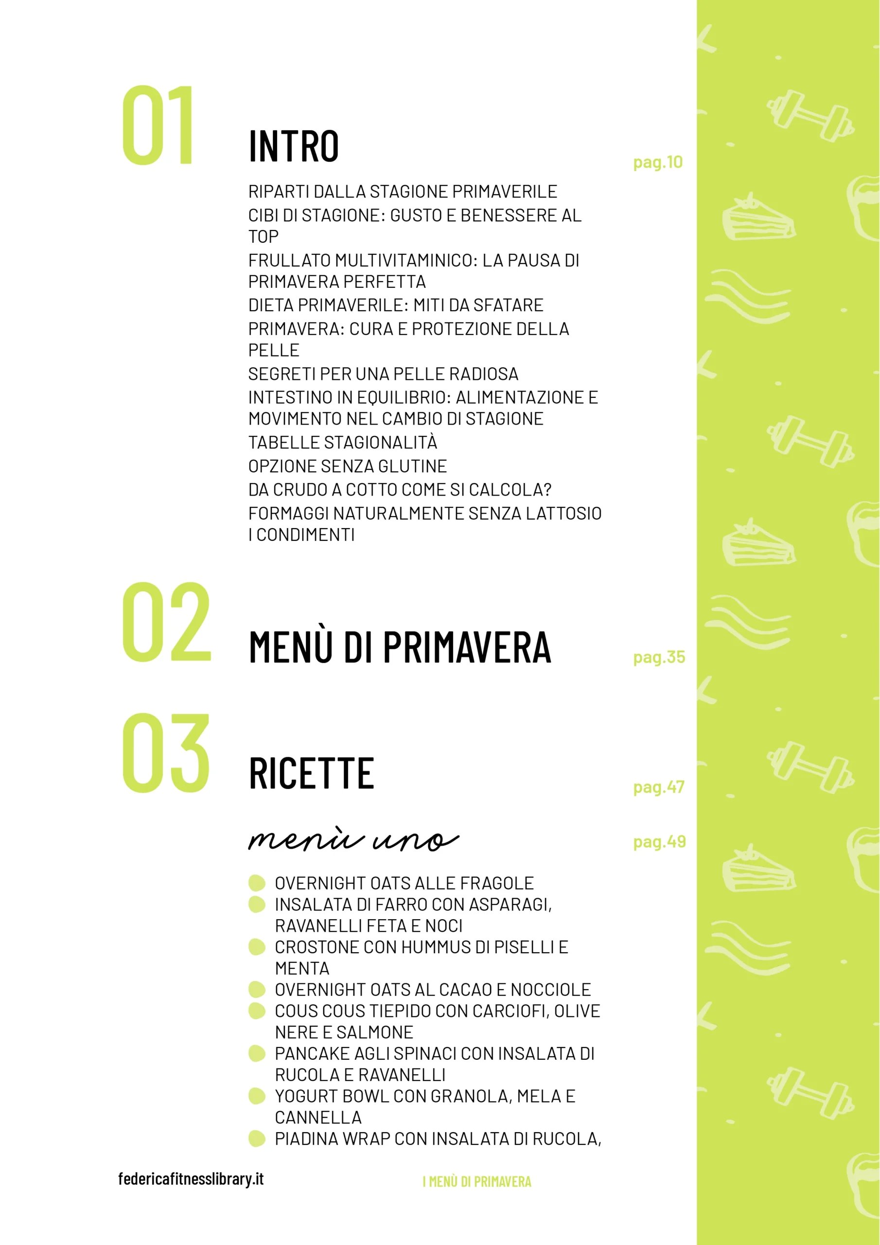 Menù di Primavera - Risveglia il tuo metabolismo - immagine 3